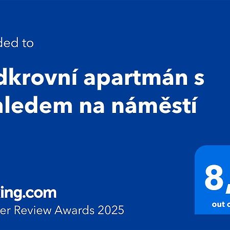 Podkrovni Apartman S Vyhledem Na Namesti Lomnice nad Lužnicí المظهر الخارجي الصورة